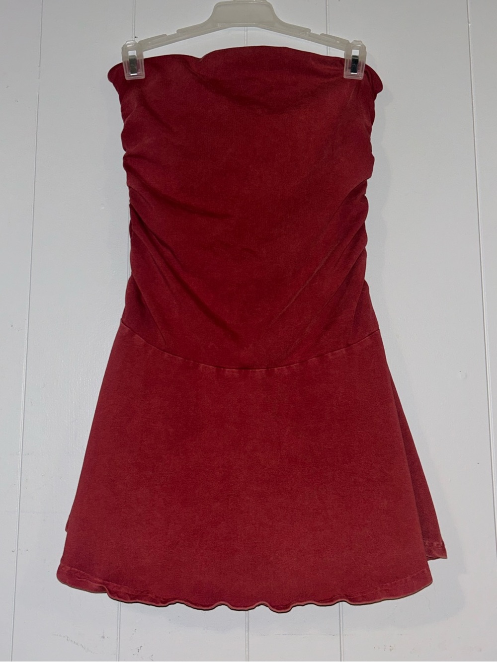 Strapless Red Women's Dress / romper